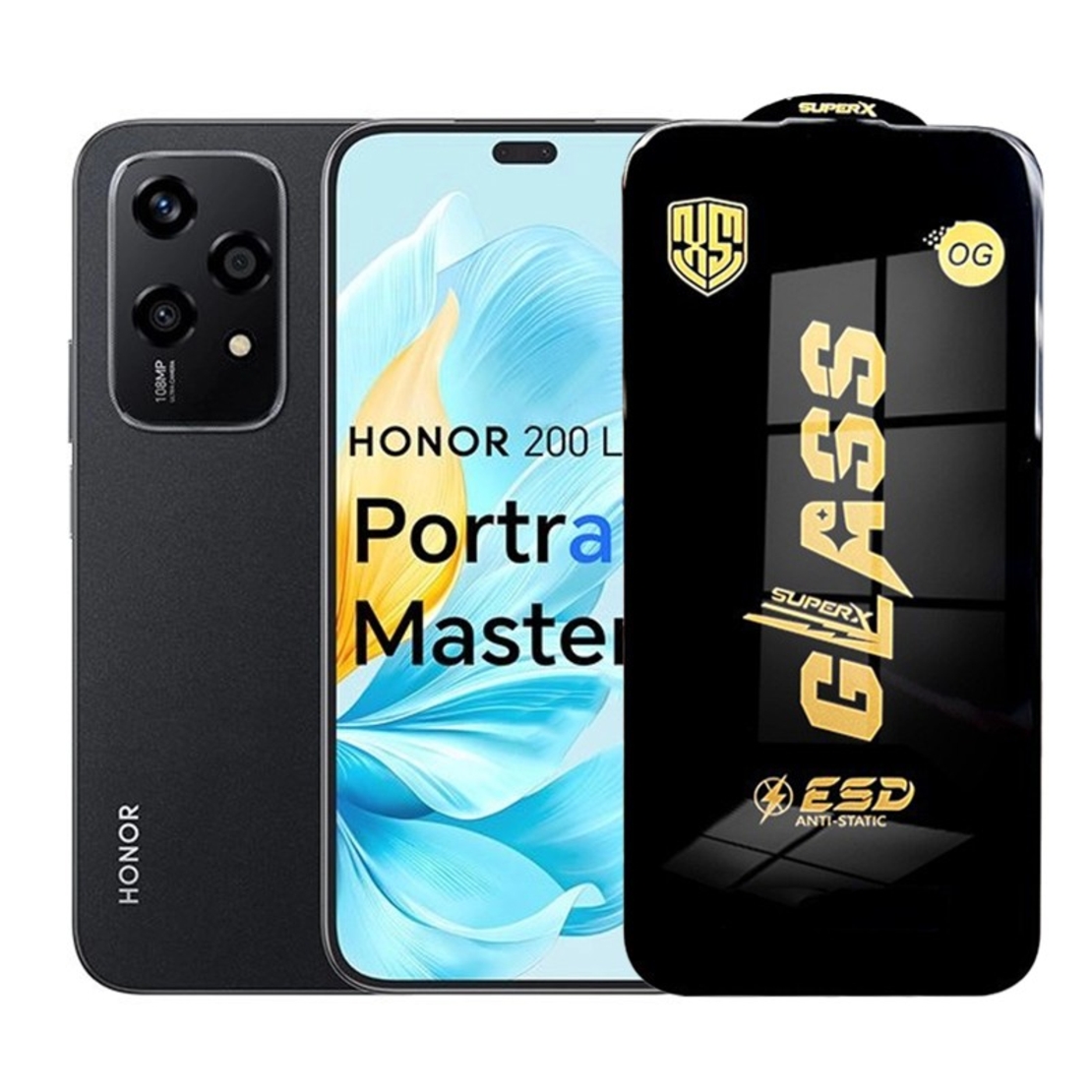 Folie de Protectie pentru Honor 200 Lite, Vafy, Sticla Securizata ESD, Margini Negre, Rezistenta la Zgirieturi, Antistatica, 0.35 mm, Transparenta