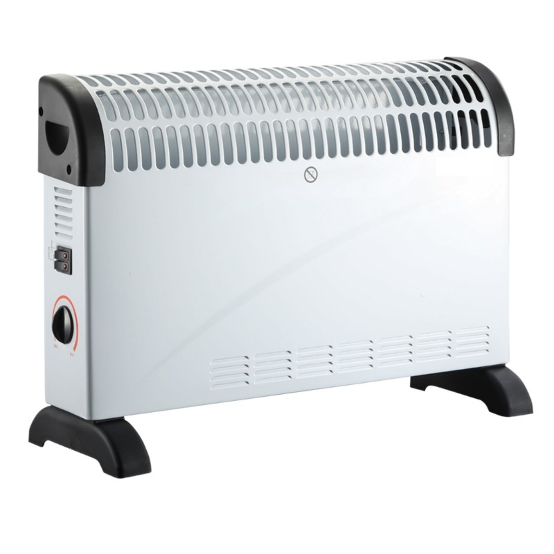 Convector Electric Clasic, Vafy, 2000W, 3 Trepte de Putere, Termostat, 53x19.8x38 cm, Alb