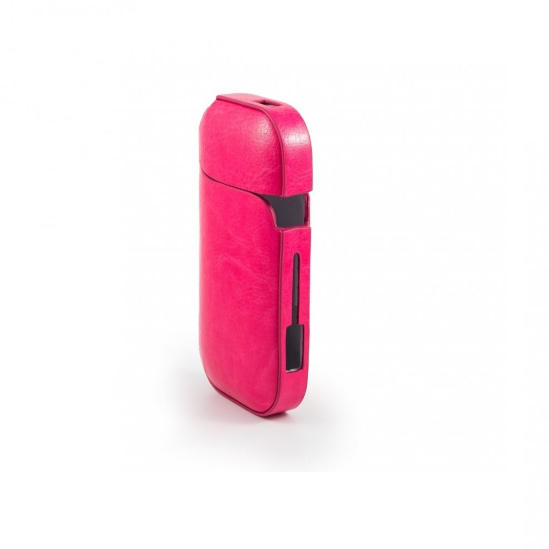 Husa Vafy pentru IQOS 2.4 Plus, Capac de Protectie, Anti Soc si Zgarieturi, din Piele Ecologica, 43 g, 12 x 6 x 2.5 cm, Roz