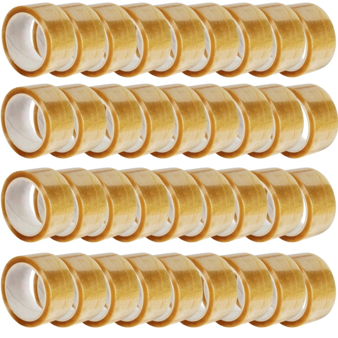 Set 36 Role Banda Adeziva Solventa, 48mmx60m, Ambalare, Sigilare, Rezistenta, Transparenta