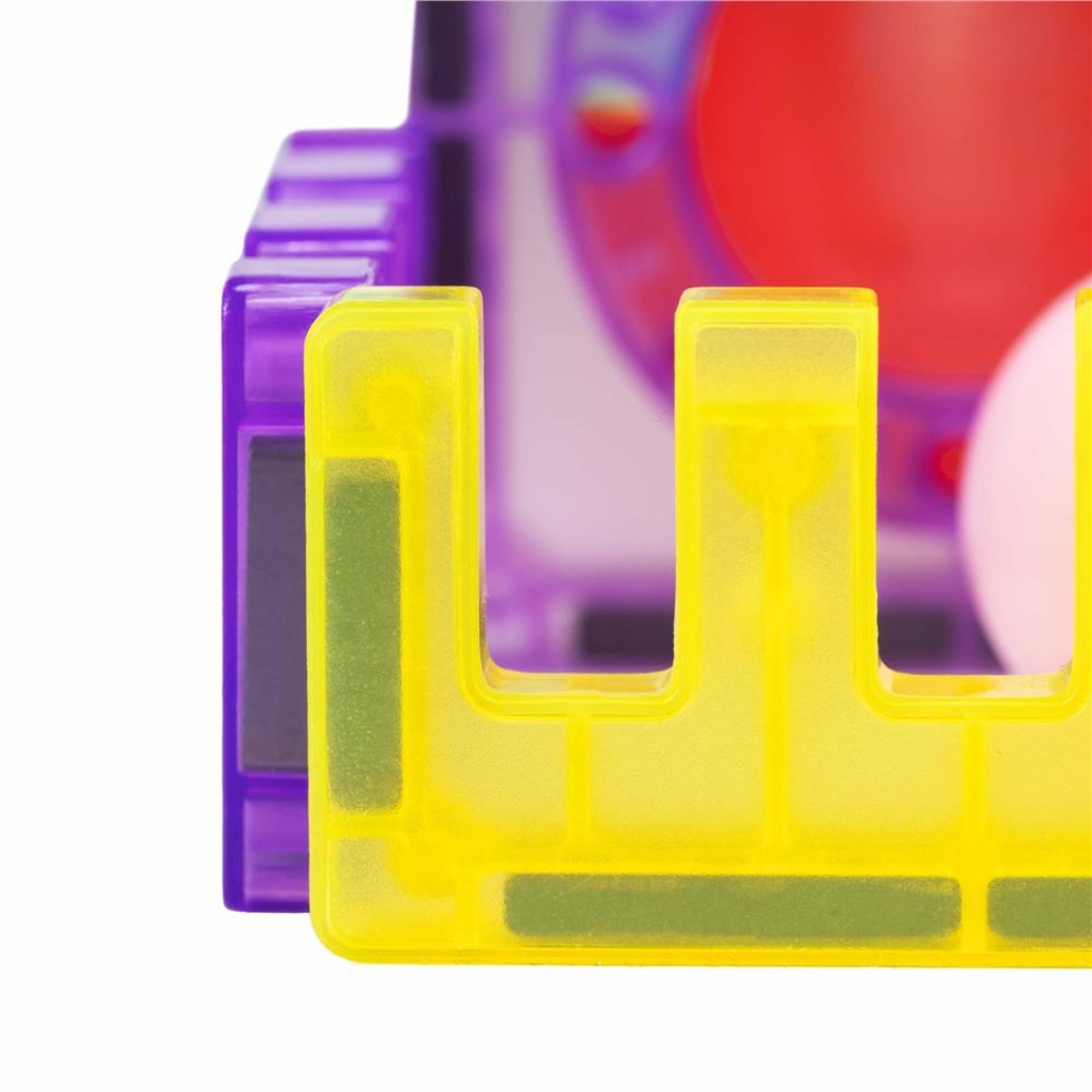 Set de constructie din piese magnetice educative pentru copii 66 de piese, multicolor