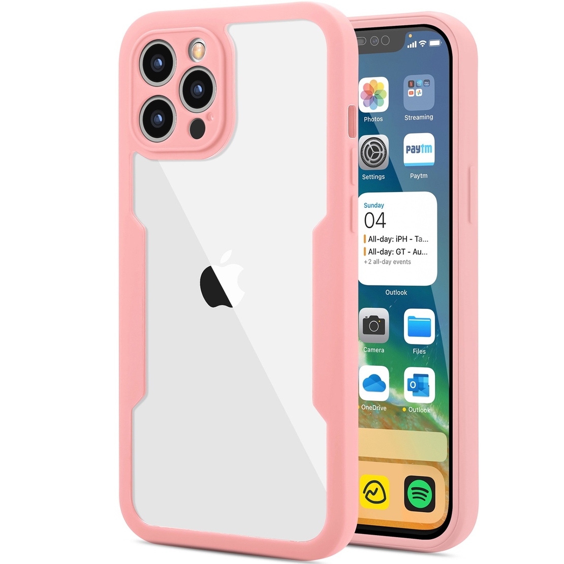 Husa Max Defence pentru Samsung Galaxy A02s/ A03s, Bumper Roz, Fata Dubla Transparenta, Protectie Antisoc Full 360 ( fata, spate, margini ), Vafy