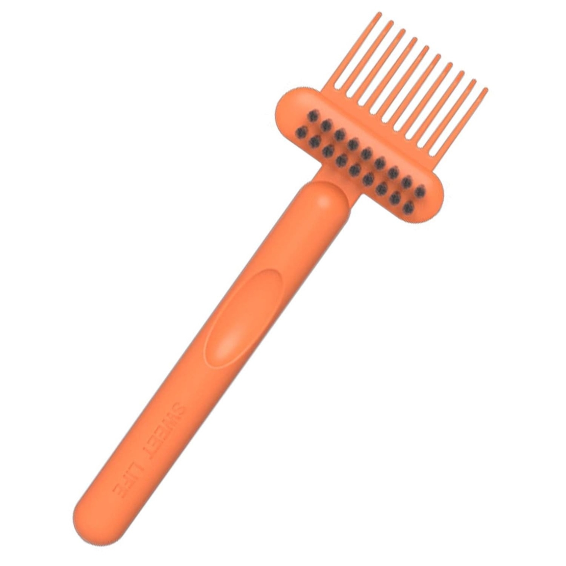 Perie pentru Curatarea Parului, Flippy, din Plastic, 16 x 5 cm, Portocaliu