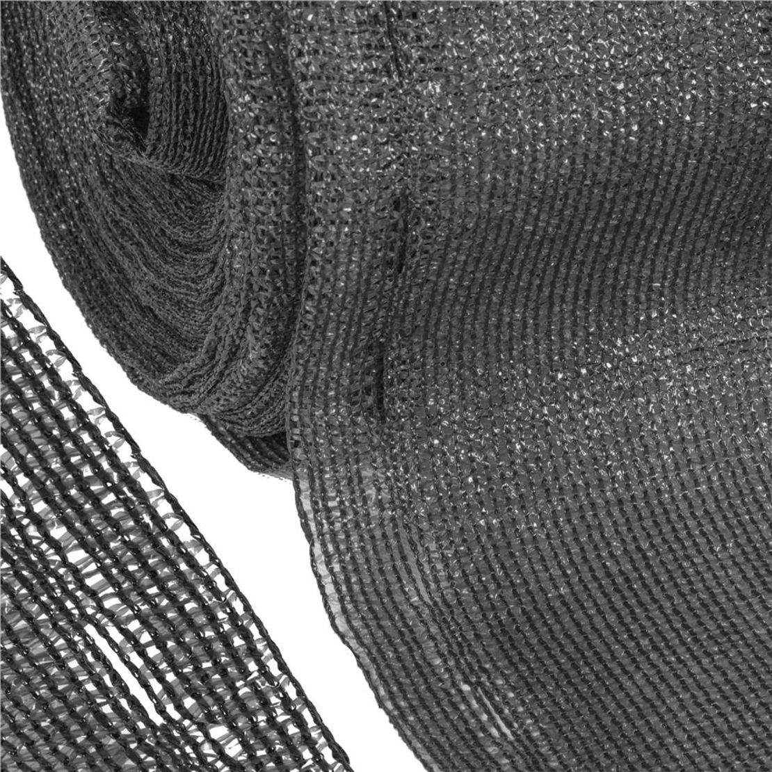 Plasa umbrire si intimitate pentru gard, 1.5m latime, 50m lungime, 140g densitate 90%, gri deschis