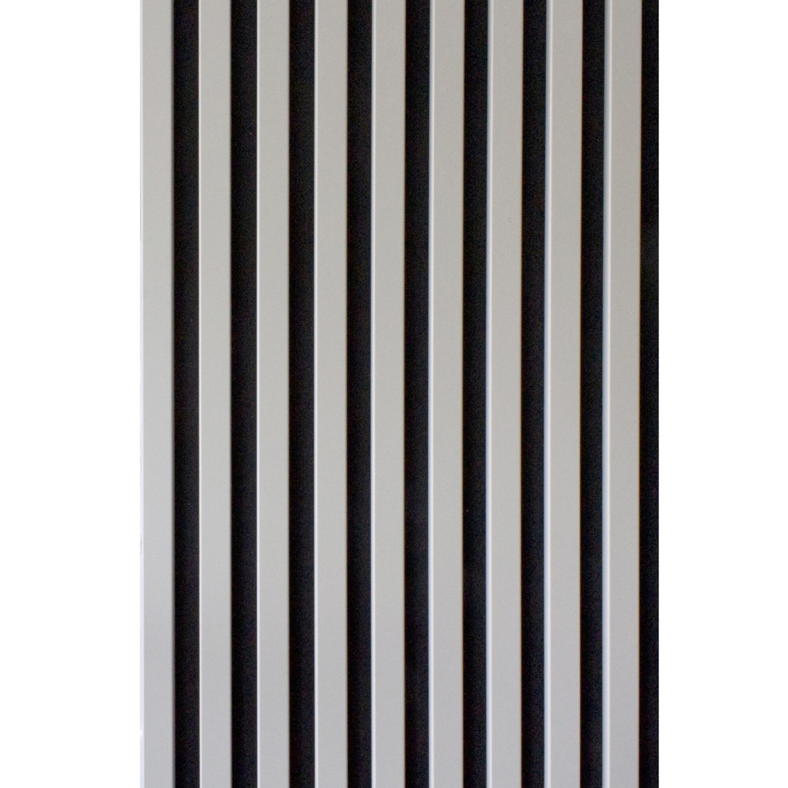 Riflaj MDF decorativ LDA PREMIUM de tip Panou Acustic, Gri Nisip, 260x40 cm