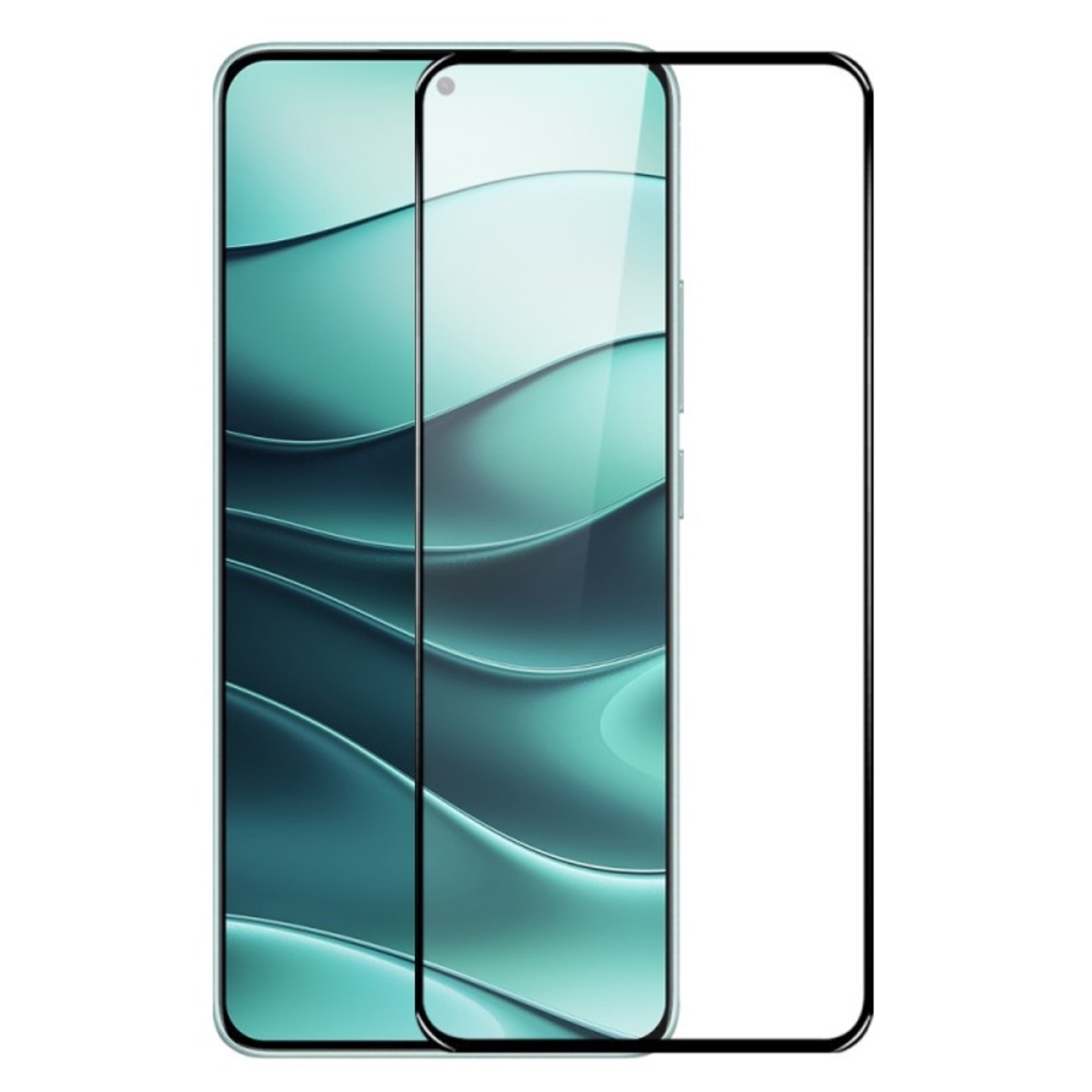 Folie Sticla Securizata, Vafy, Pentru Xiaomi 14 Ultra, Full Glue, Margini Negre, Transparent