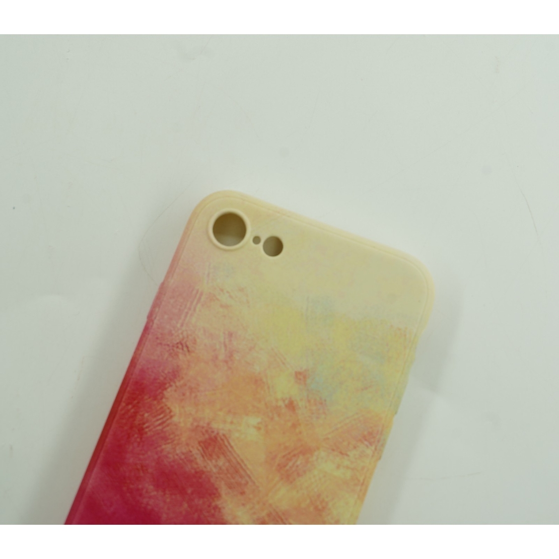 Husa protectie Vafy compatibila cu Apple iPhone 12 Pro Tpu Ombre, Roz/Galben
