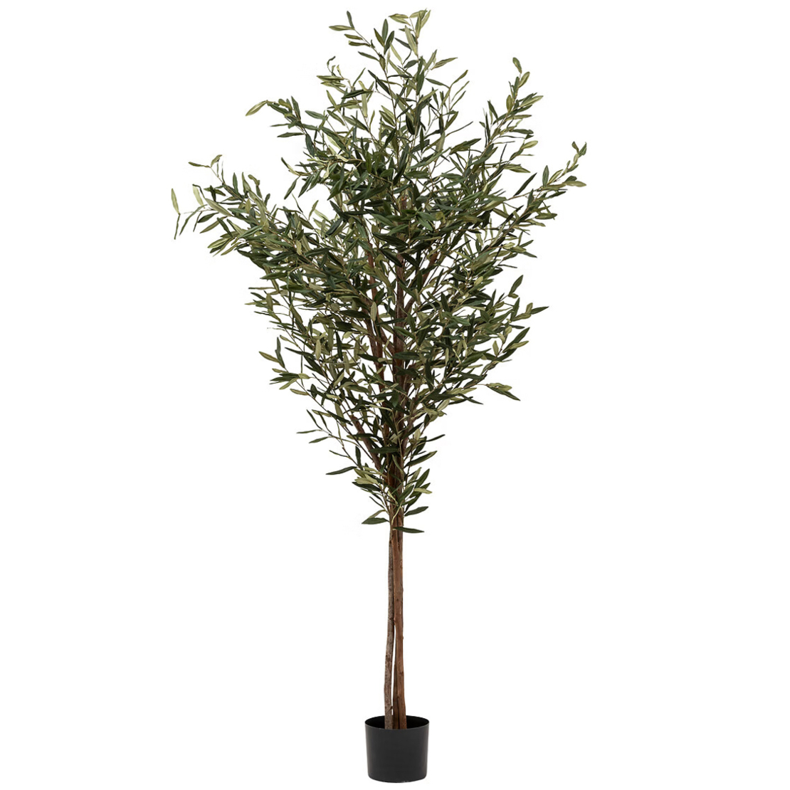 Planta artificiala Atmosphera Maslin decorativ cu ghiveci, 210 cm, verde