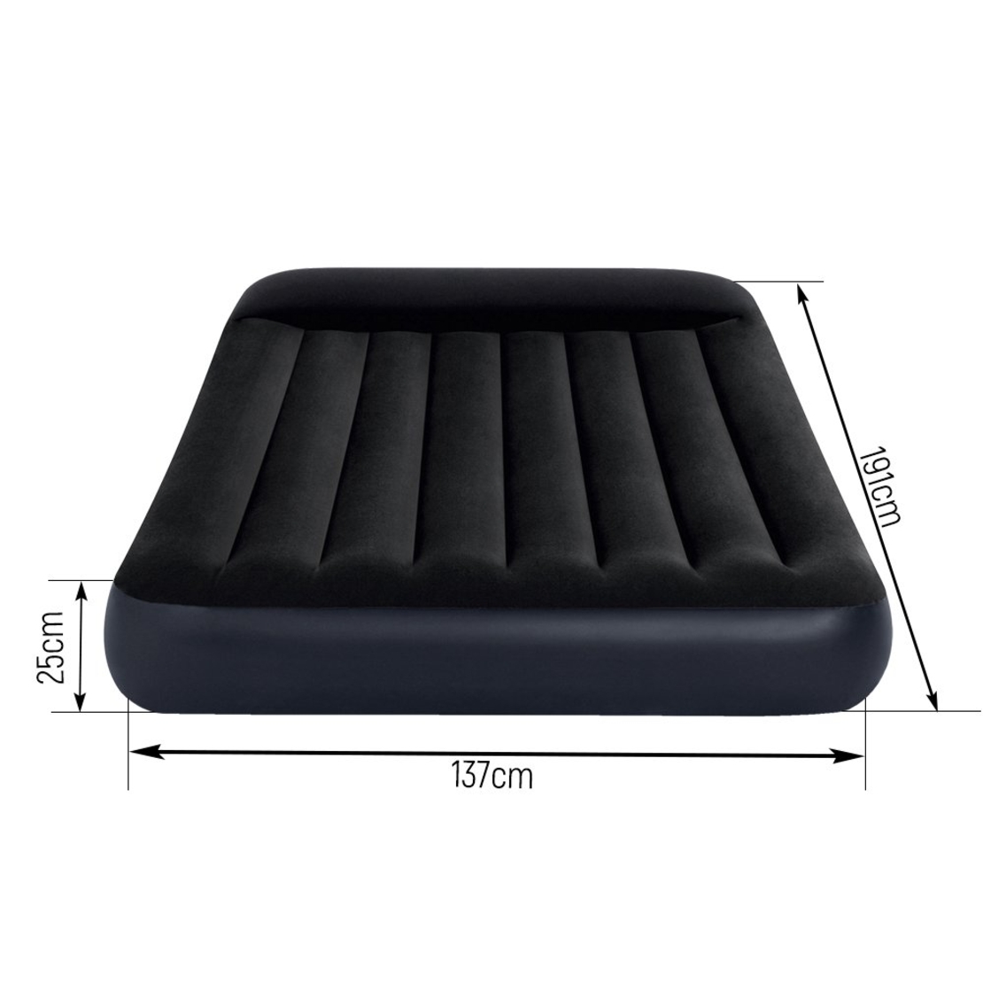 Saltea gonflabila Intex Full Dura Beam, 191x137x25 cm