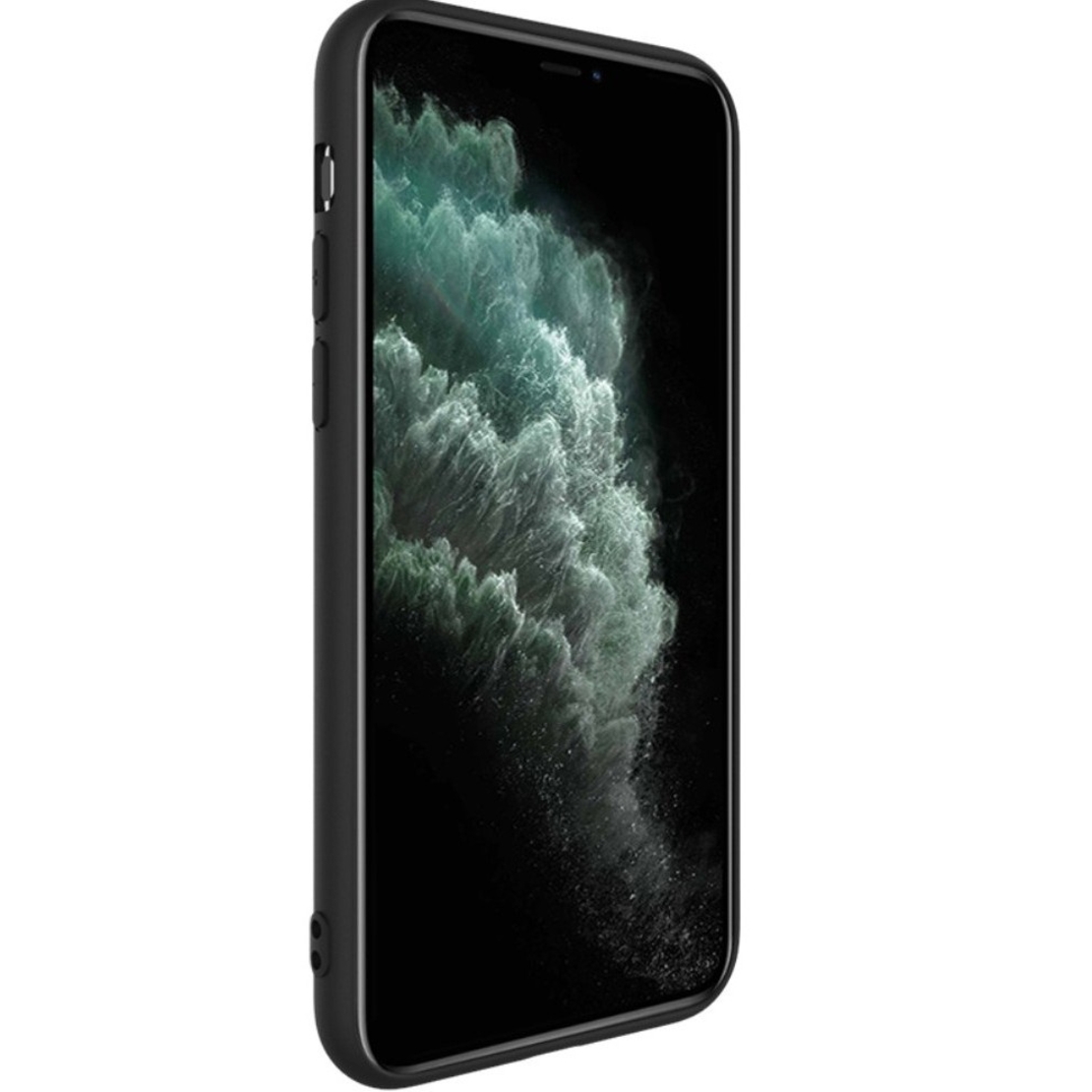 Husa protectie Vafy compatibila cu Apple iPhone 13 Pro Max Matte Tpu Negru Mat