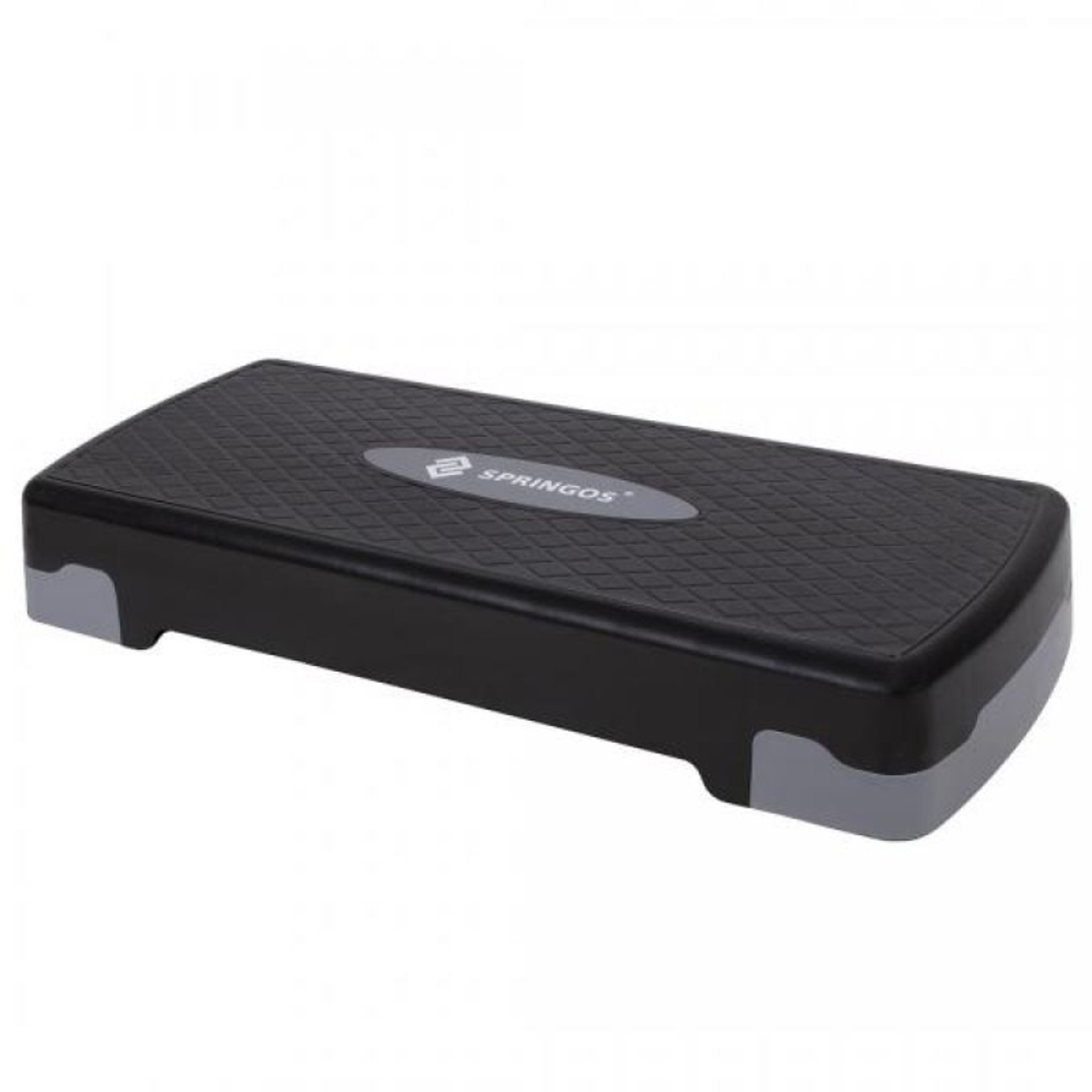 Stepper aerobic fitness ajustabil 2 niveluri de inaltime, suporta pana la 350 kg
