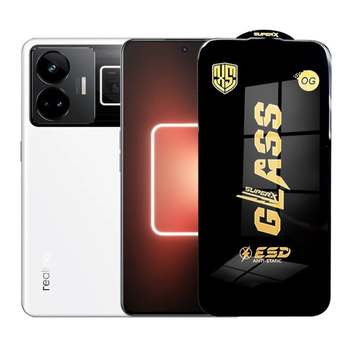 Folie de Protectie pentru Realme GT Neo5, Vafy, Sticla Securizata ESD, Margini Negre, Rezistenta la Zgirieturi, Antistatica, 0.35 mm, Transparenta