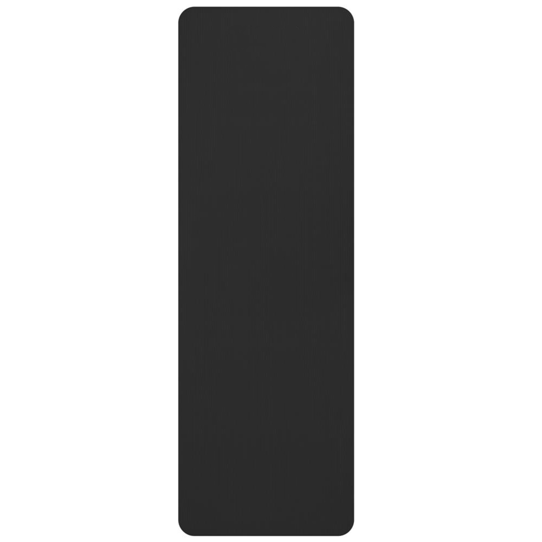 Saltea fitness antiderapanta din NBR, 183x61x1 cm, cu curea transport, negru