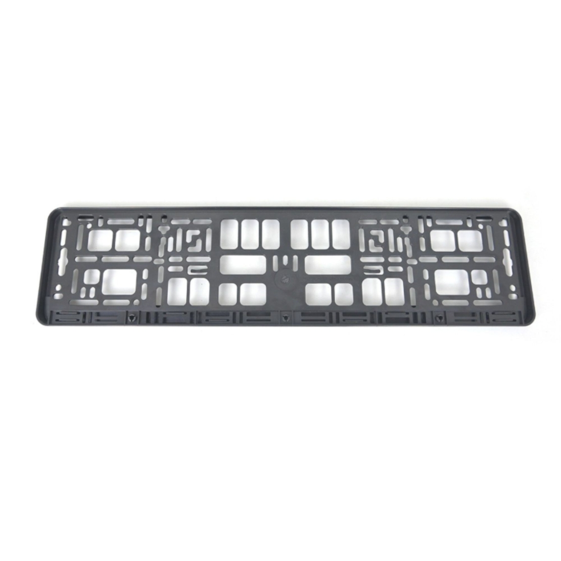 Suport Placute de Imatriculare, Flippy, Standard European XC-W341, din Plastic, Rama pentru Placute, 52.7 x 13 x 1.2 cm, Negru
