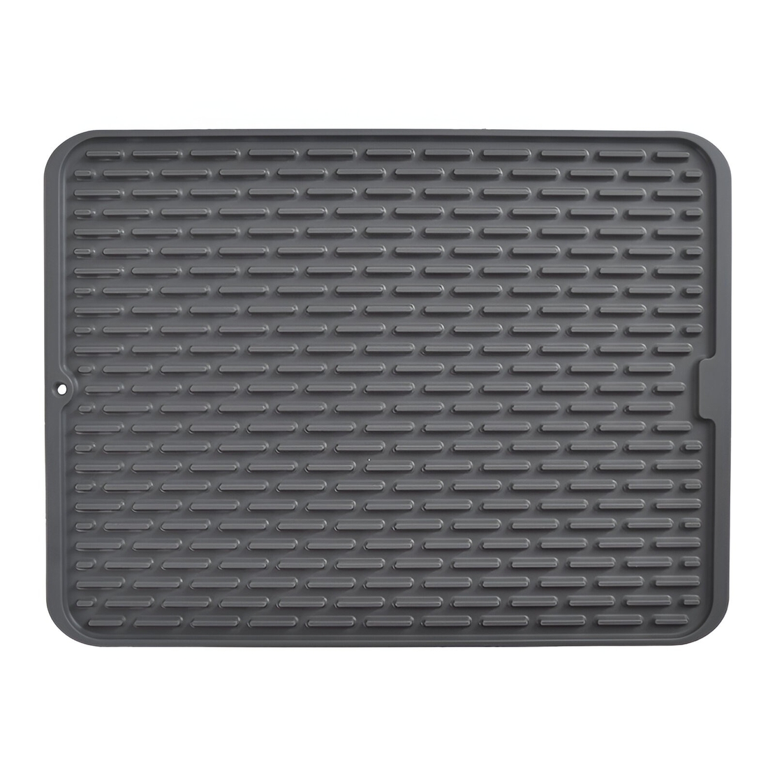 Covoras din Silicon pentru Scurgere Vase, Flippy, Uz Casnic, Rezistent la Temperaturi Ridicate, Izolator, 43x32.5 cm, Negru