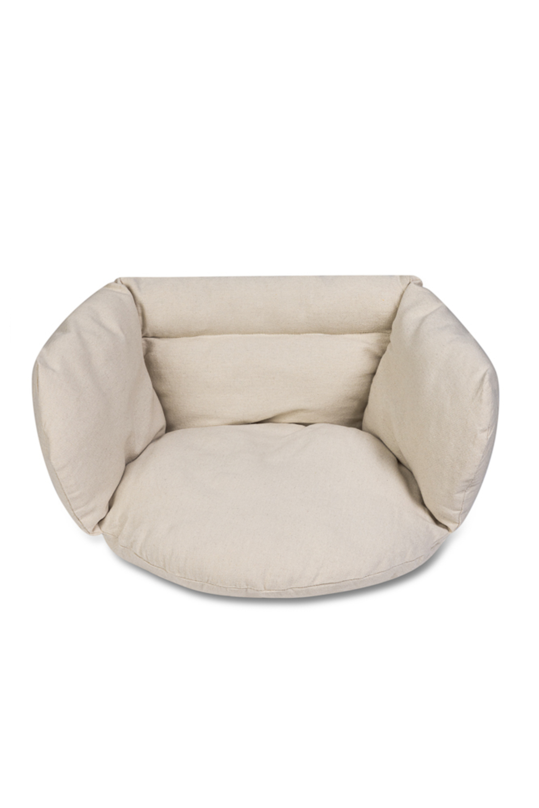 Perna pentru leagan tip cuib 56x63x36 cm, umplutura moale, ecru