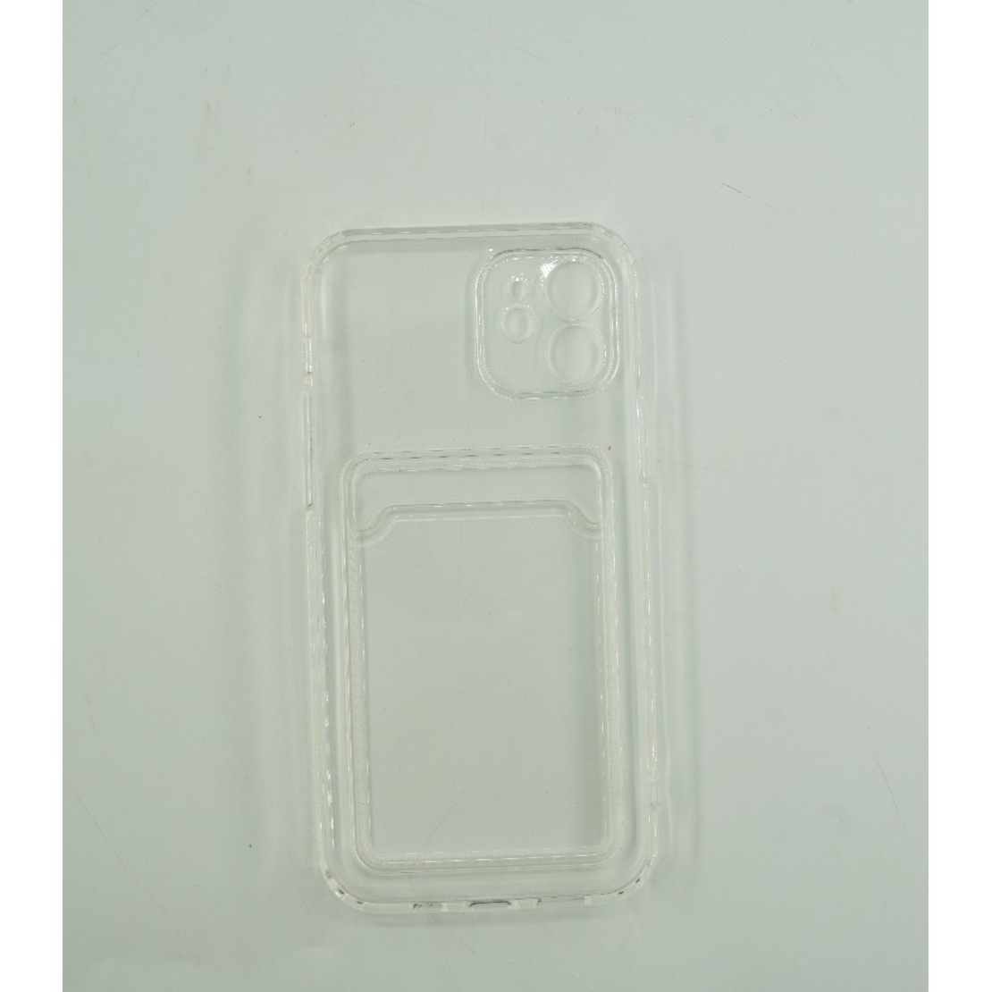Husa protectie Vafy cu suport card compatibila cu Samsung Galaxy A52 Transparent