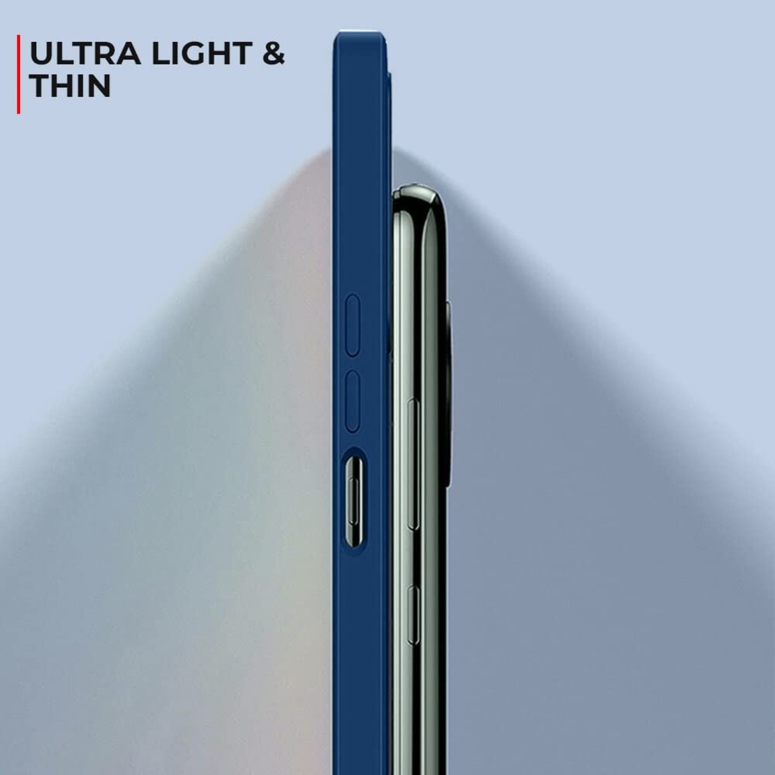 Husa de Protectie, Vafy, pentru Huawei Mate 60 Pro, Liquid Silicone, cu Microfibra pe Interior, Protectie Antisoc, Compatibil Incarcare Wireless, Albastru