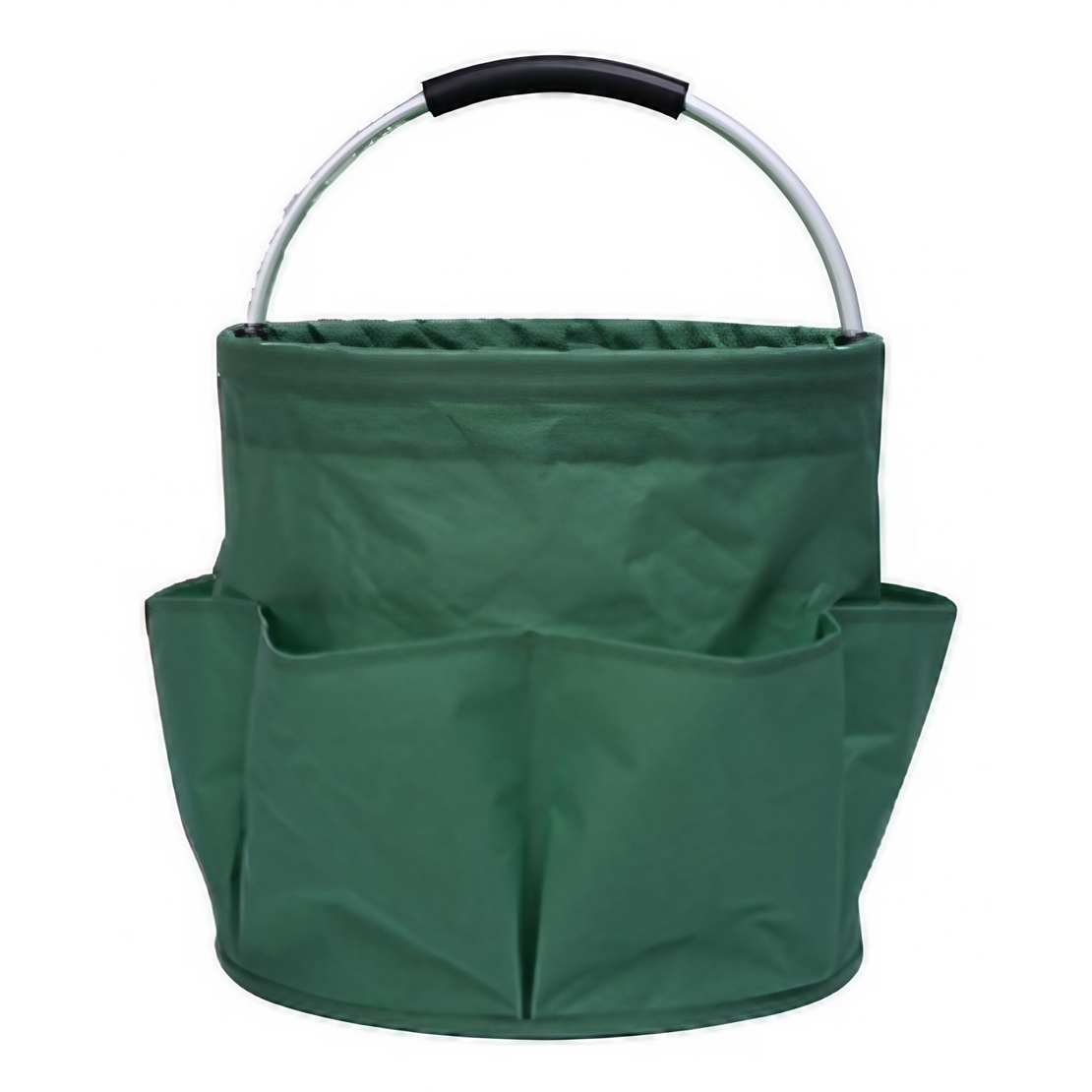 Geanta Cos pentru Scule de 17L, Vafy, Buzunare Exterioare, Cos de Picnic Portabil, Cos pentru Plaja, Cos pentru Curatenie, din Material Oxford 600 D, 28 x 28 x 28 cm, Verde