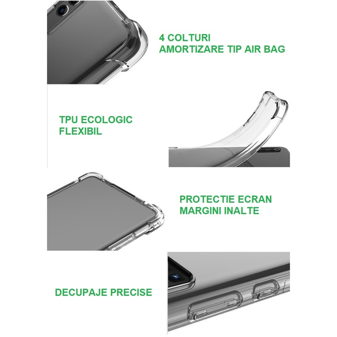 Husa de Protectie, Vafy, Compatibila cu Honor 90 Lite, TPU Antisoc, Protectie Colturi, 1.5 mm Transparent