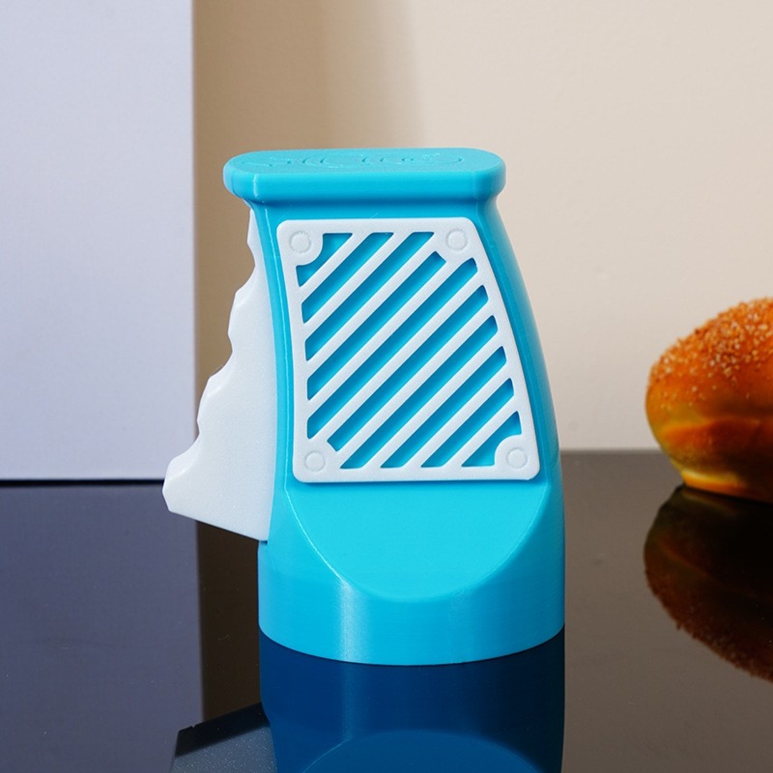 Desfacator Doze, Vafy, din ABS, 10.7 x 8 cm, Manual, Albastru Deschis/Alb