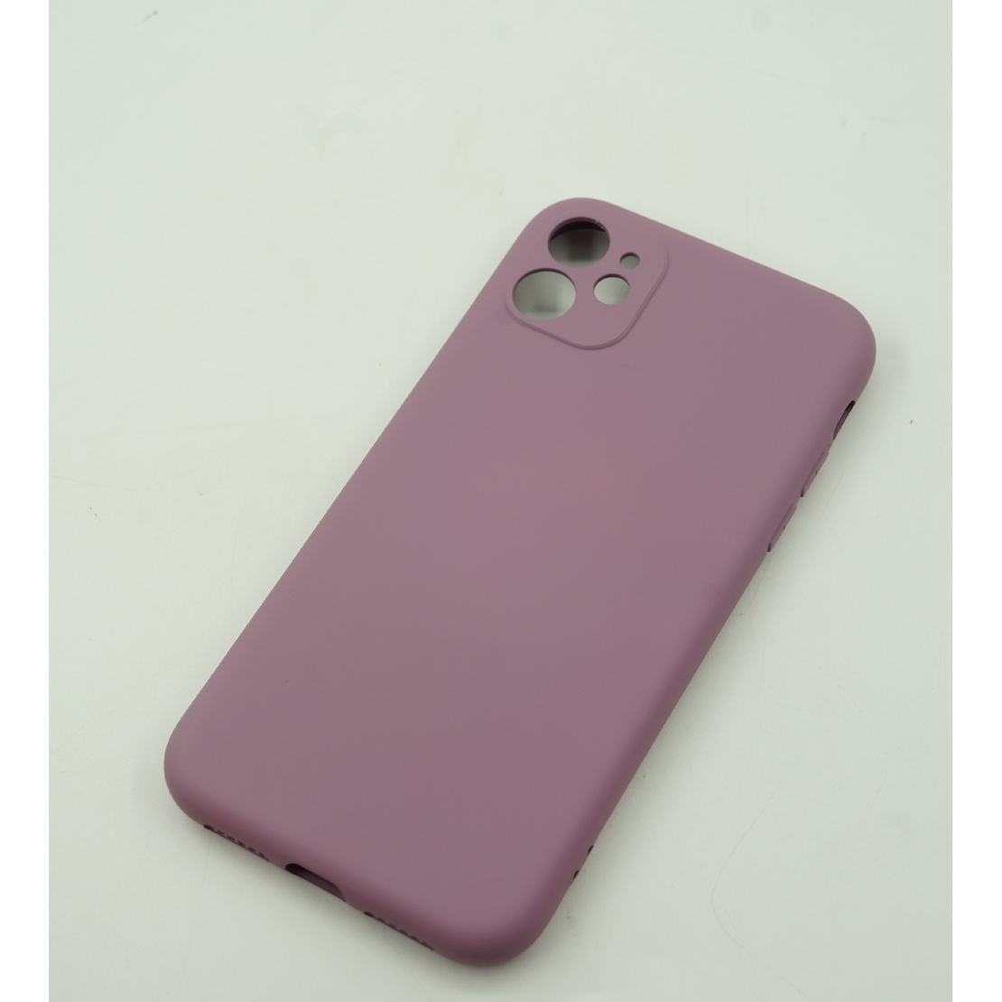 Husa protectie,Vafy, compatibila cu Apple iPhone 12 Liquid Silicone Mov