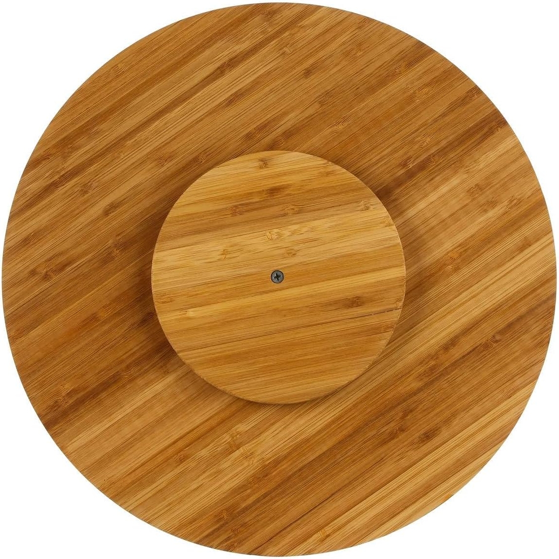 Platou servire rotativ 5Five Bambou din bambus natural, diametru 35 cm, maro