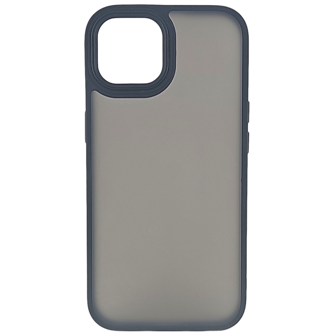 Husa de Protectie, Vafy, pentru iPhone 15 Plus, Satin Matte, din PC, Negru