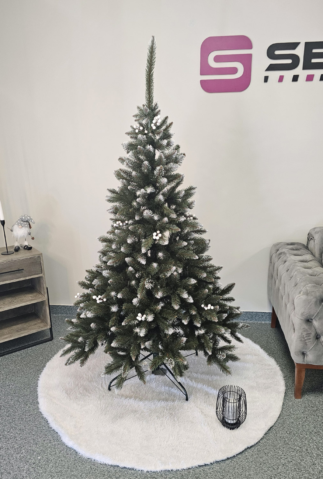 Brad artificial Christmas Deluxe by Sersimo, WhiteBerry, 2D, 180cm