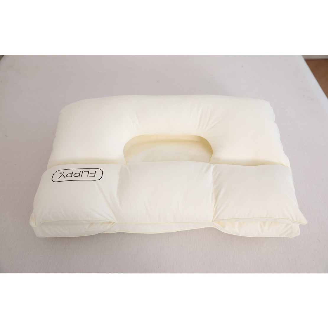 Perna Ortopedica 3 in 1, Vafy, Strat Dublu, Protectie Cervicala, pentru Adulti, 45 x 70 cm, Alb