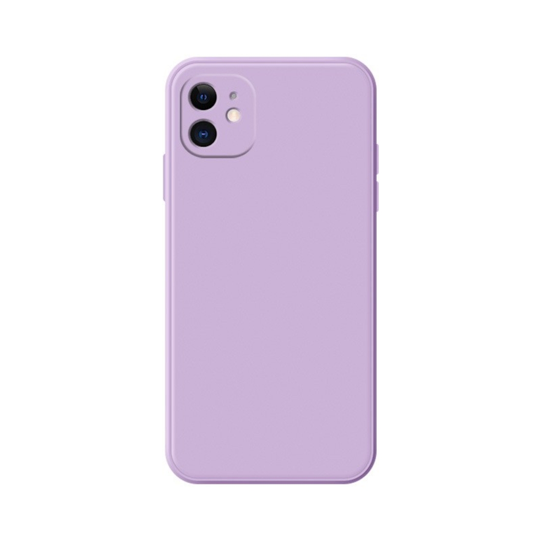 Husa pentru Apple iPhone 14 Vafy, Liquid Silicone, cu Microfibra pe interior, Protectie Antisoc, Grass purple, Mov