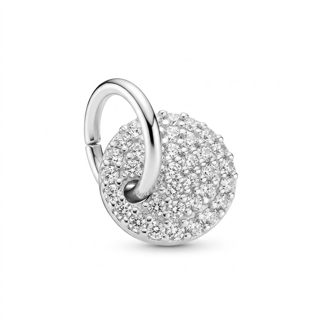 Pandativ din Argint 925, Jolie Silver, pentru Dama, Model Banut cu Cristale de Zirconiu Cubic, 0.61 g, Design Fin si Elegant, Argintiu