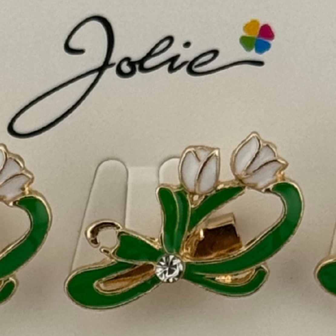 Set 12 Brose Martisor Primavara, Jolie, Model Ghiocel cu Piatra