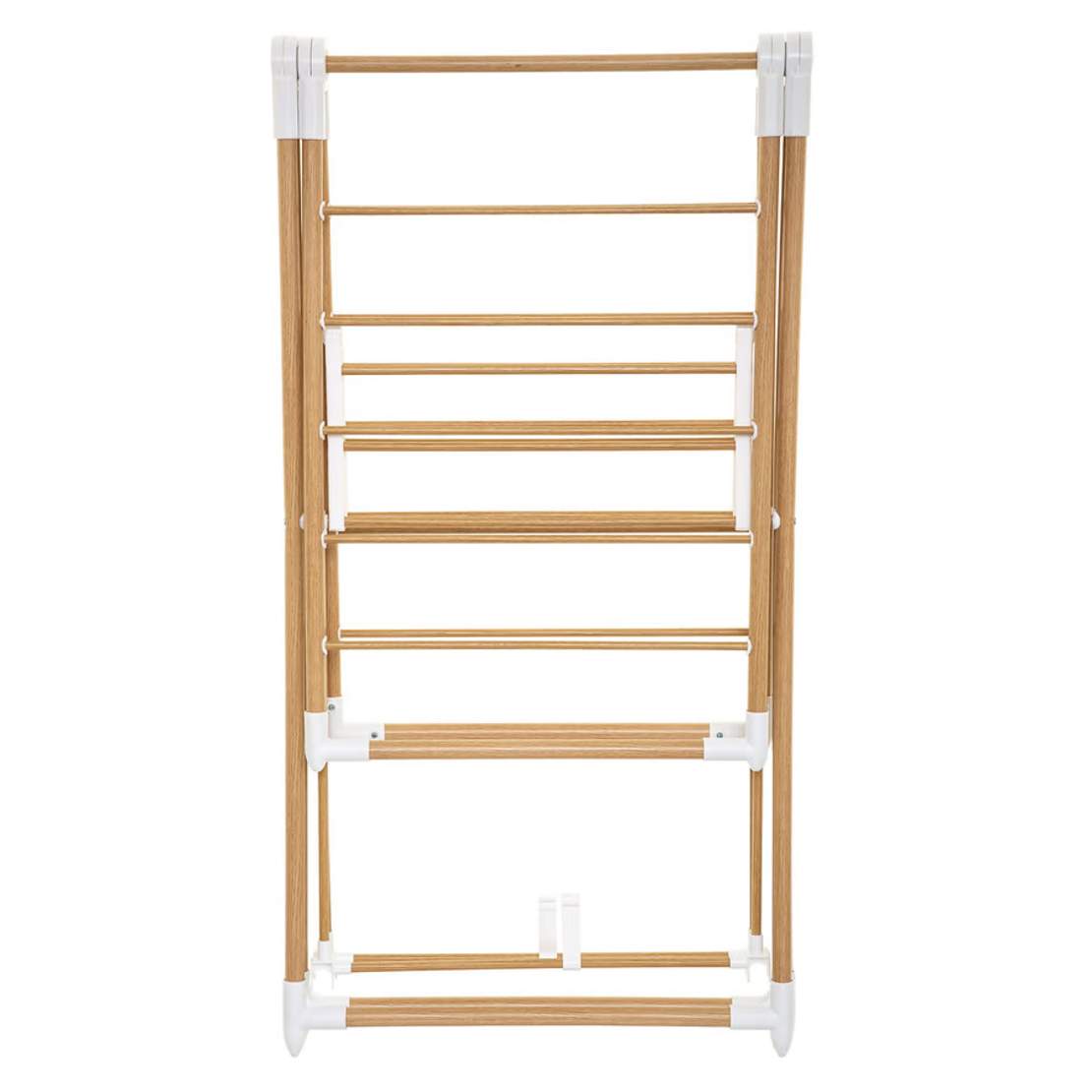 Uscator rufe 5Five Bara cu aripi laterale, efect lemn, ABS si spuma PVC, 138x51x90 cm, maro