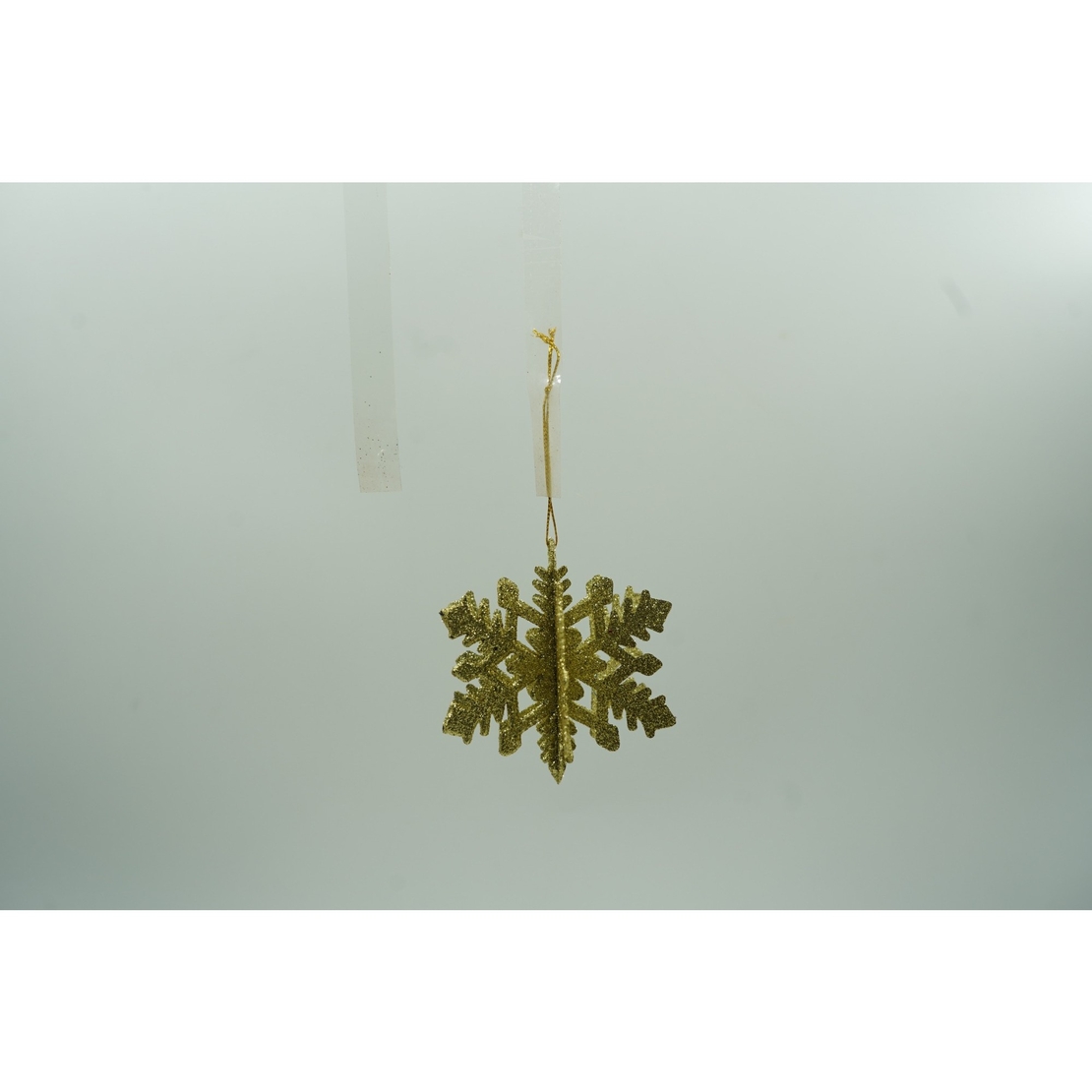 Set de 12 ornamente de brad, Flippy, de tip Glob, Rosu/ Auriu, din plastic, cu finisaj sclipitor , cutie 6 cm adancime x 23 cm lungime x 18 cm inaltime