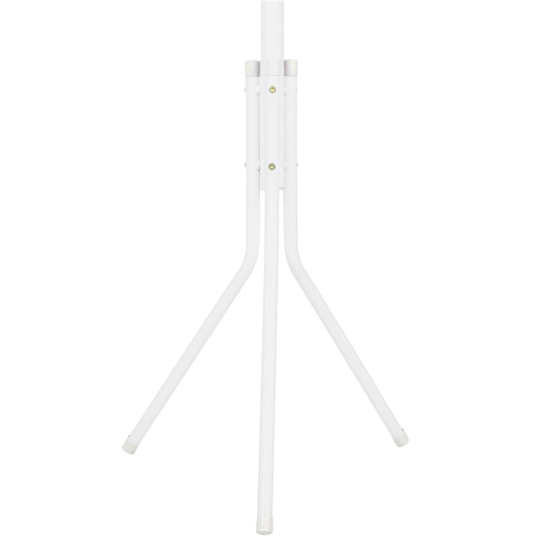 Cuier tip pom metalic Sersimo, 12 agatatoare, 177cm, alb