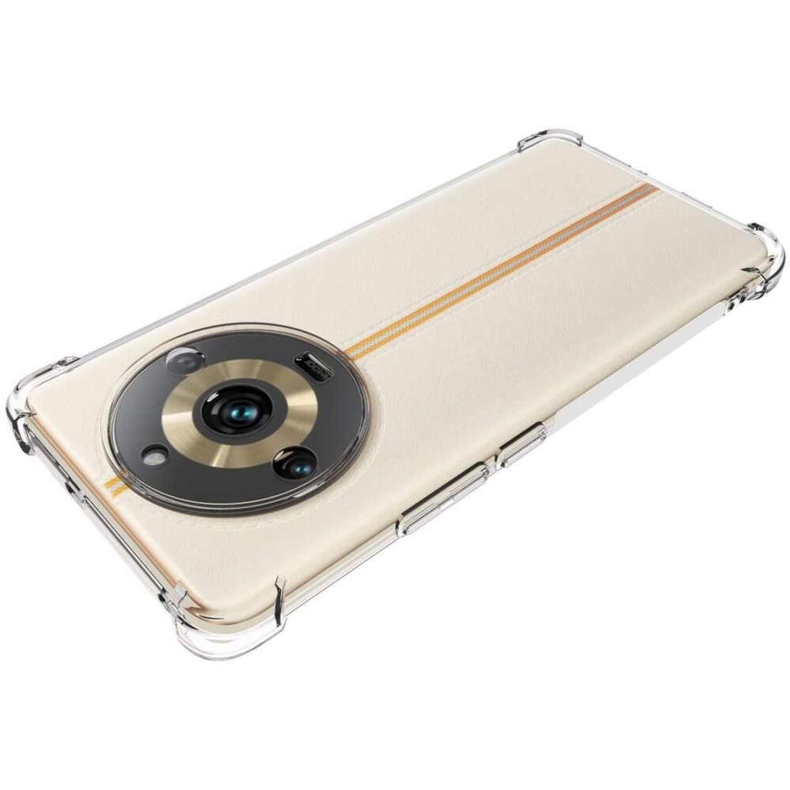 Husa de Protectie, Vafy, Compatibila cu Realme C55, TPU Antisoc, Protectie Colturi, 1.5 mm Transparent