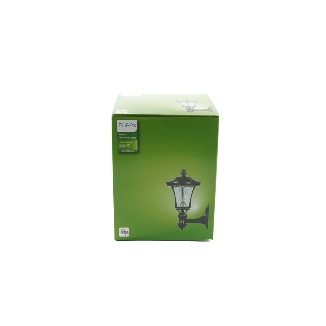 Lampa solara cu prindere de perete, Flippy, Alb cald