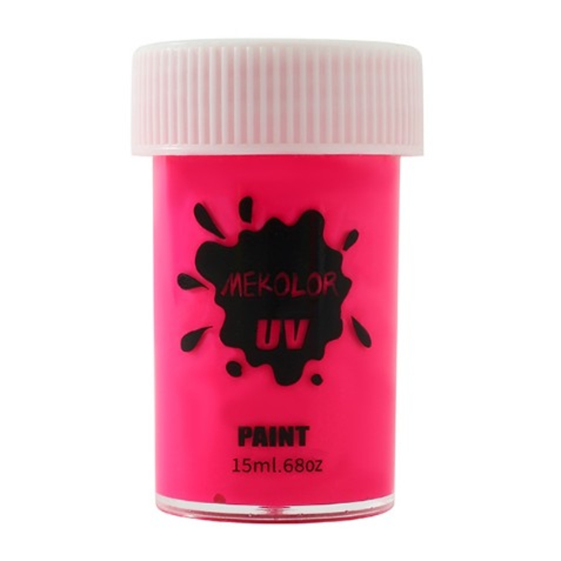 Vopsea pentru Fata si Corp, Flippy, cu Pigment Fosforescent UV, 15 ml, Roz