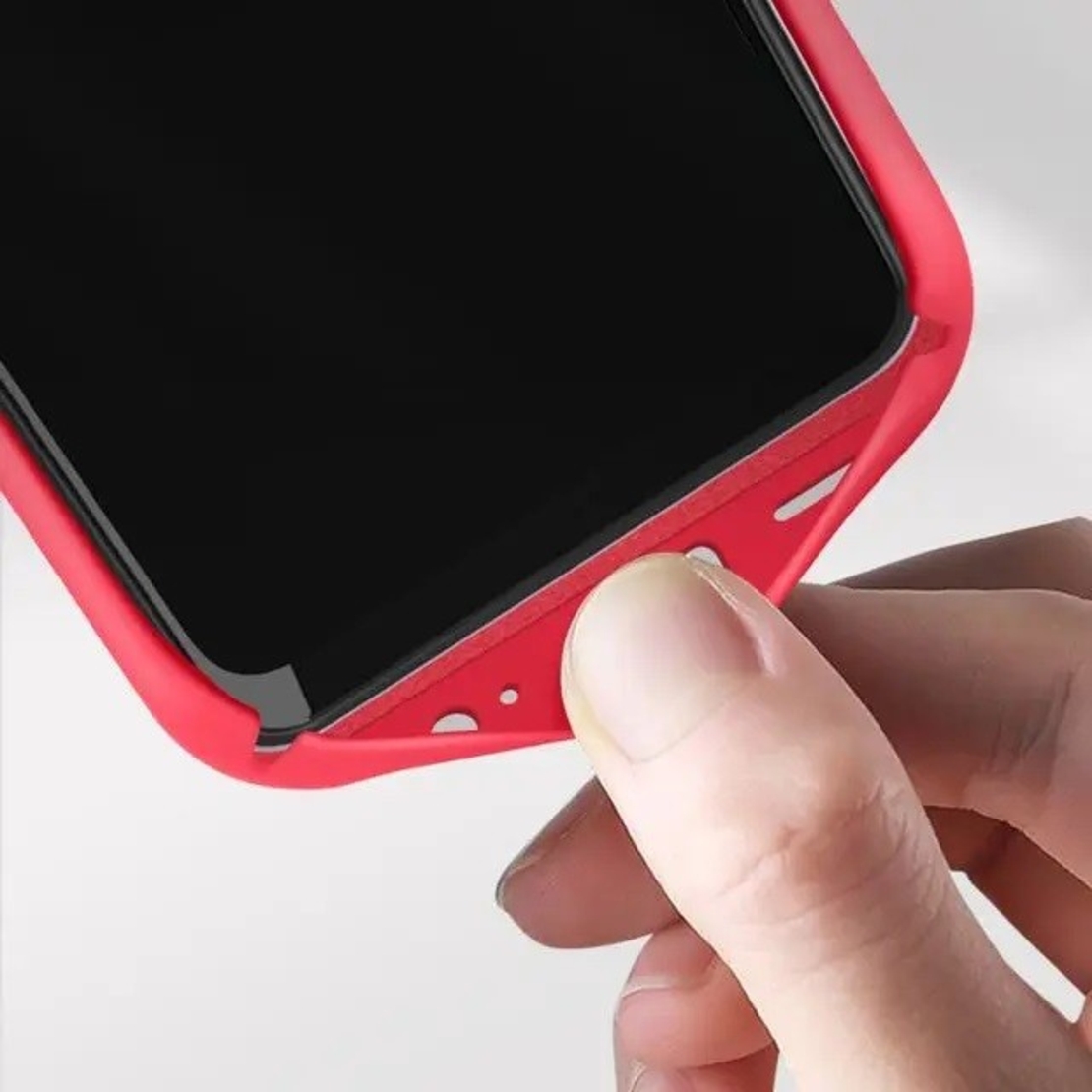 Husa protectie Vafy pentru Samsung A22 5G Liquid Silicone Roz Fuchsia/Roz