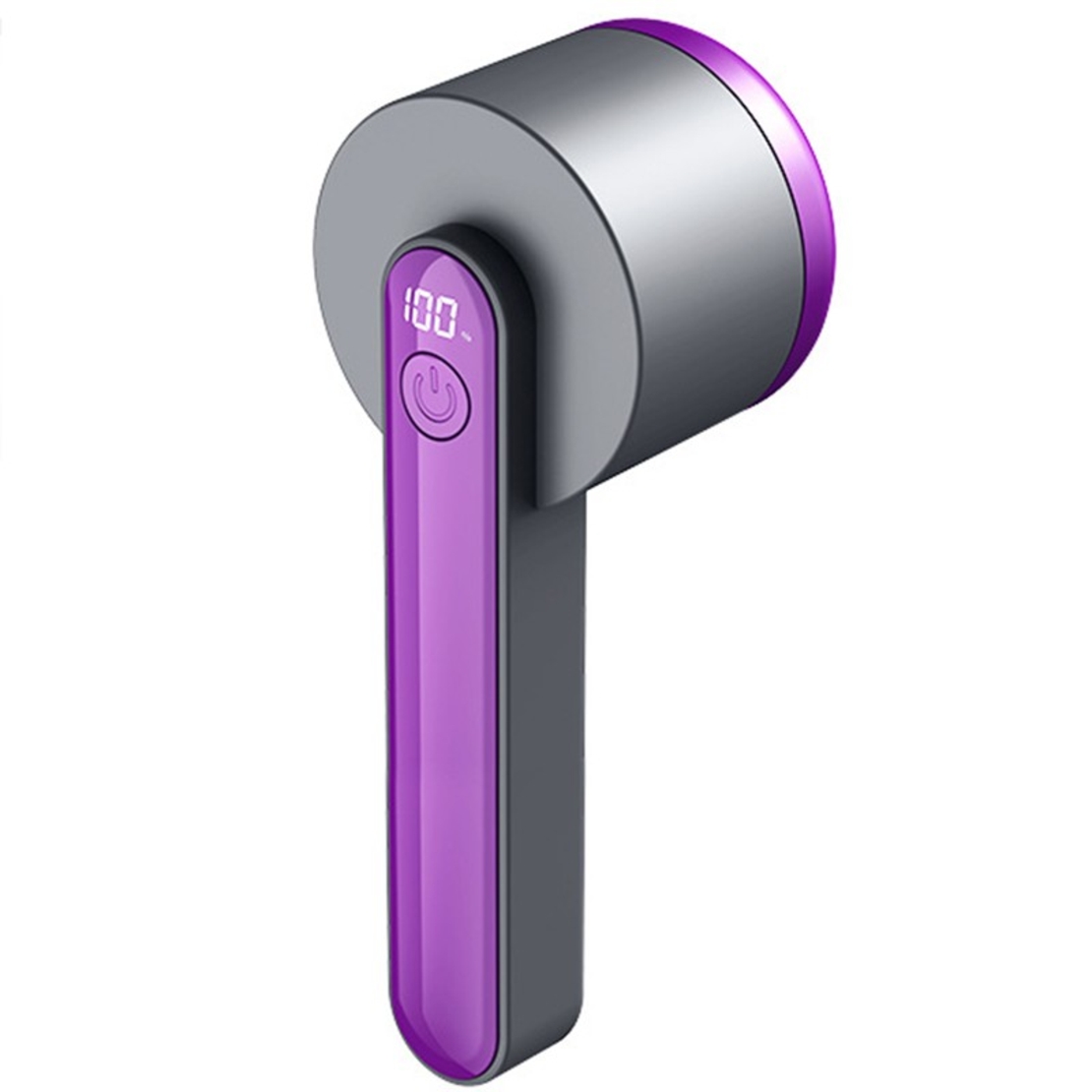 Aparat Pentru Curatat Scame, Par Si Praf, Vafy, Trimmer pentru Diferite Tipuri De Material, Cu Lame Din Otel Inoxidabil, Maner Ergonomic, Incarcare Prin USB, Negru Mov