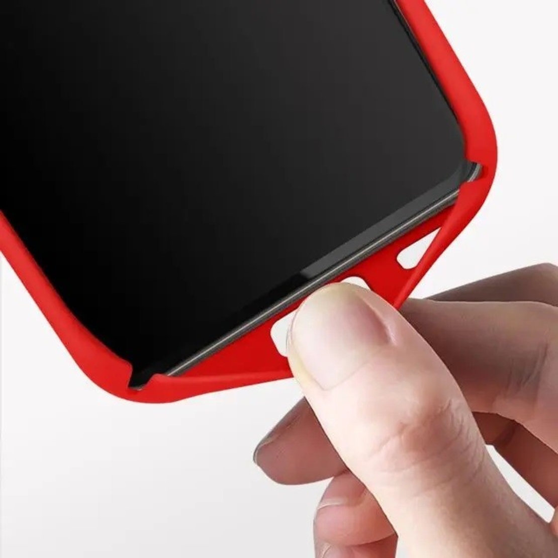 Husa protectie Vafy pentru Samsung A53 5G Liquid Silicone Rosu