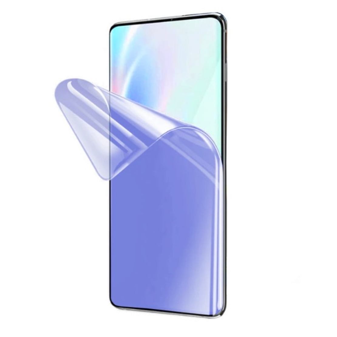 Folie de Protectie, Vafy, pentru iPhone 15 Pro, Flexible Hidrogel Protectie Blue Ray, Full Cover, Reparare Automata, Transparent