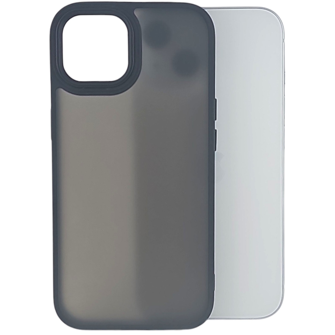 Husa de Protectie, Vafy, pentru iPhone 15, Satin Matte, din PC, Negru