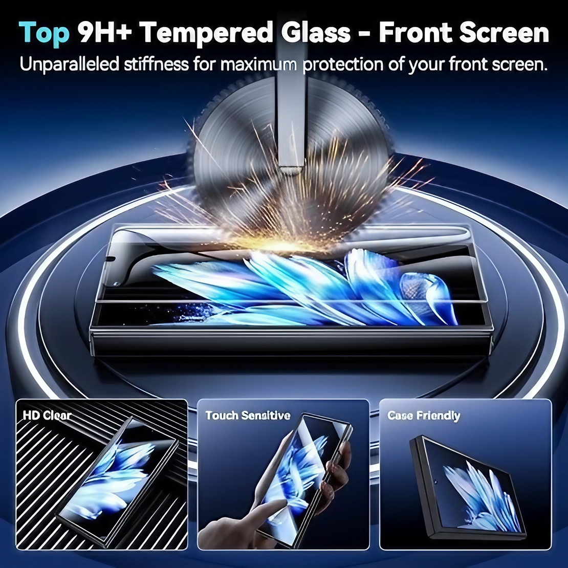 Folie de Protectie, Flippy, compatibil cu Samsung Galaxy Note 9, Plastic, Transparent