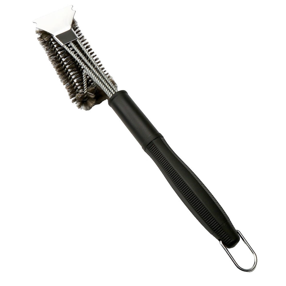 Perie de Sarma pentru Gratar, Flippy, Maner 45 cm, din Otel inoxidabil, 45X7X10, Negru