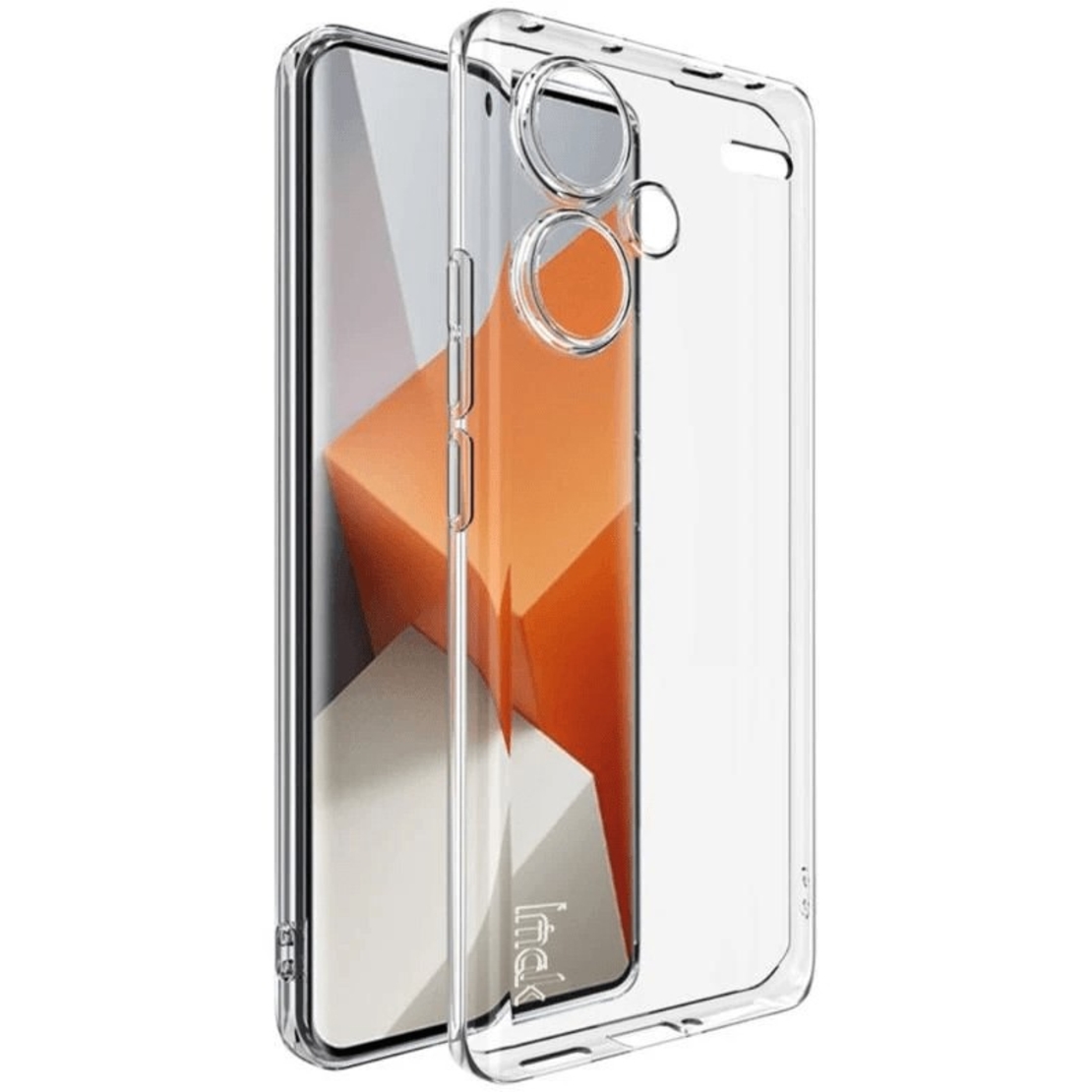 Husa de Protectie, Vafy, pentru Xiaomi Redmi Note 13 Pro+ 5G, TPU Protect Plus, cu Dust Plug, Transparent