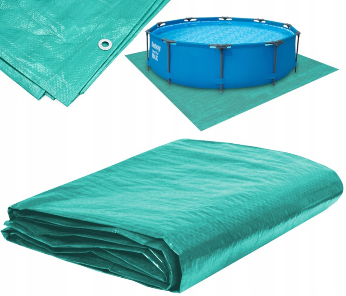 Prelata de protectie de dimensiune mare, laminata, impermeabila, cu protectie UV, 18x10 m, 70 GSM, verde