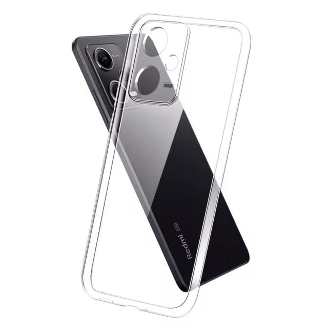 Husă de Protecție, Vafy, Compatibilă cu Xiaomi Redmi Note 12 Pro, TPU, Transparent