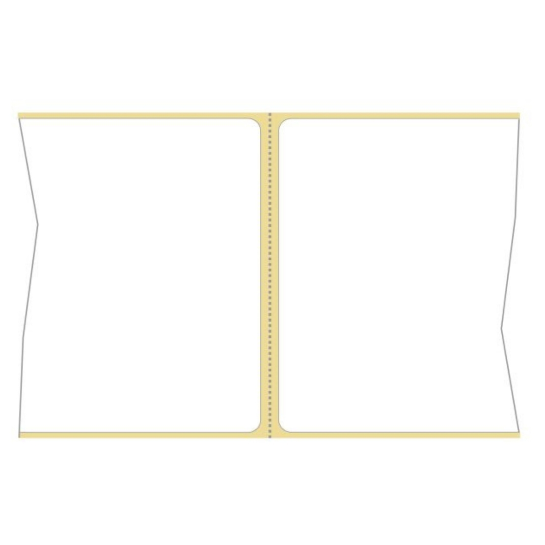 Set 12 Role Etichete Autoadezive Termice 105x148mm, 400 Etichete/Rola, pentru AWB